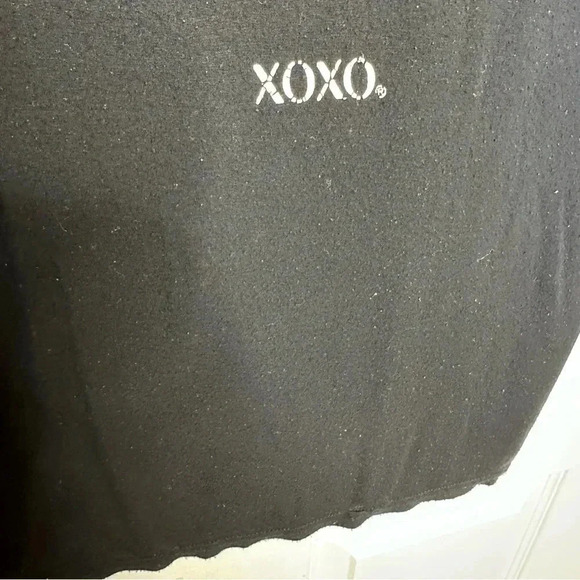 XOXO  Coffee Now Champagne Later T-Shirt Black/White/Pink Size Medium - Picture 8 of 16